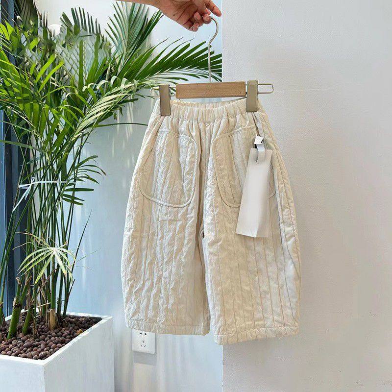 韩版童装女童棉裤子冬装儿童时髦洋气加厚保暖裤男宝宝休闲阔腿裤,童装/婴儿装/亲子装,裤子,淘宝优惠券,粉丝福利购,淘宝优惠卷