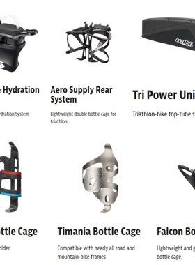 controltech公路TT铁三车破风前饮水系统后双水壶架车架上管包