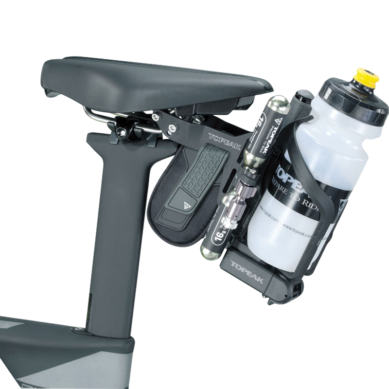 topeak公路铁三车后置水壶工具罐