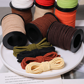3.0mm圆形麂皮绳鹿皮绳鞋 包邮 带绳手链项链绳diy手工绳子饰品材料