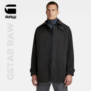 STAR RAW 春秋新短款 外套触感柔软D21943 休闲男士 风衣户外修身