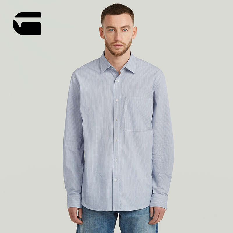 gstar男士纯棉衬衫休闲