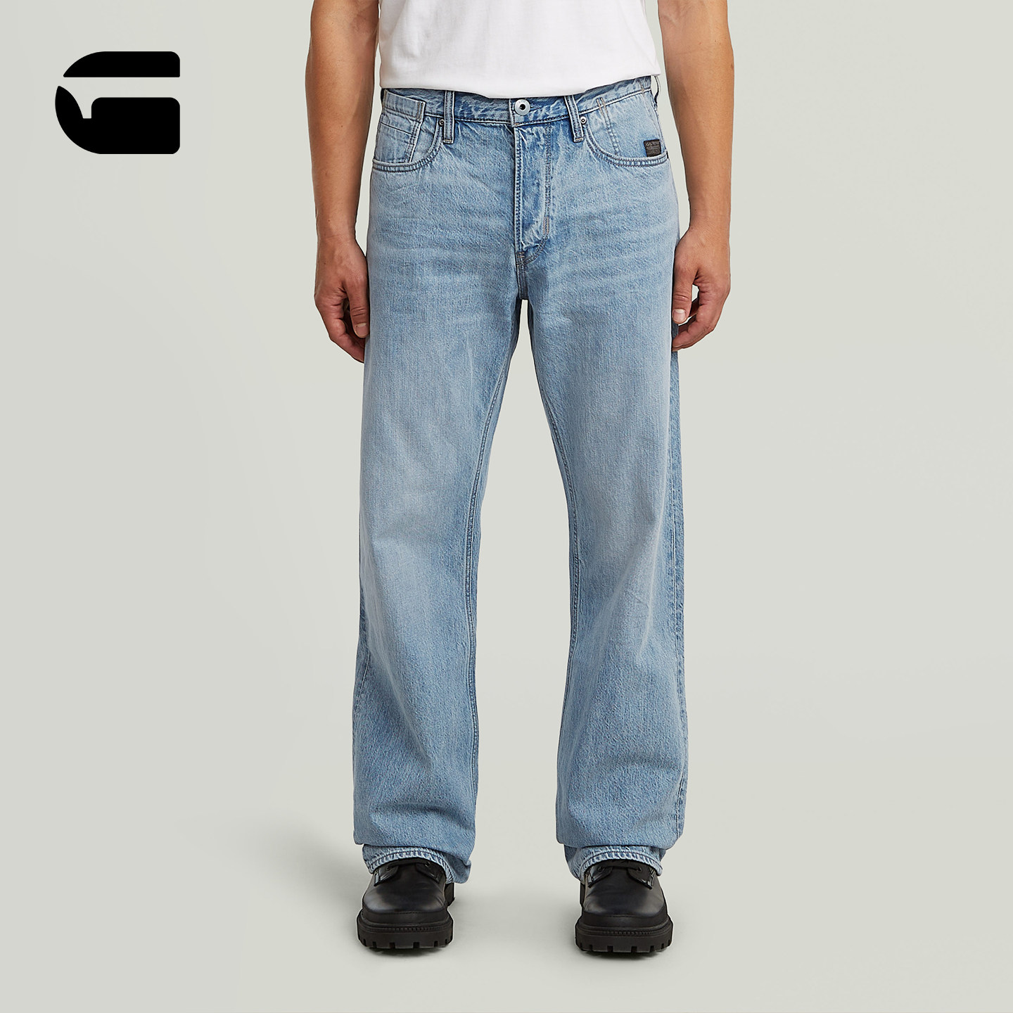 G-STAR男款5口袋Deeggie宽松26春季直筒显高新品耐穿牛仔裤D27736