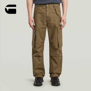 潮流直筒工装 D25224 RAW 新款 25年秋季 休闲裤 经典 3N男士 STAR