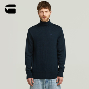 羊毛针织衫 Core高领帅气男士 RAW25冬新Premium 百搭毛衣潮 STAR