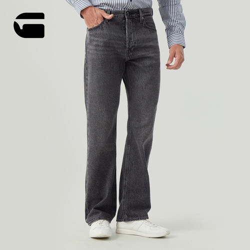 G-STAR男士直筒牛仔裤