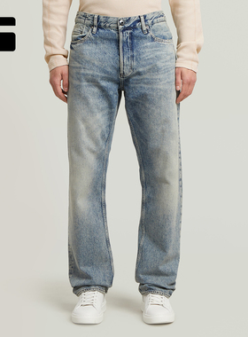 G-STAR RAW25冬新修饰腿型Dakota直筒5口袋通勤男牛仔裤潮D23691