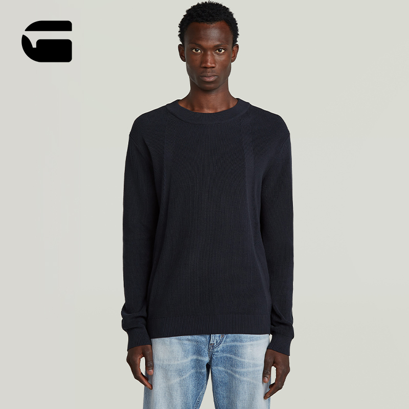 G-STAR男士圆领针织套头衫