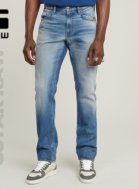 G-STAR RAW春秋Mosa直筒潮流男士弹力舒适11.75盎司牛仔裤D23692