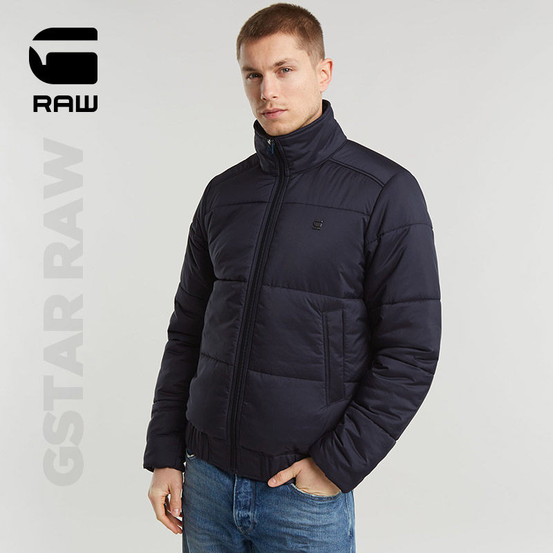 G-STAR RAW男士秋冬季棉服防泼水保暖休闲通勤帅气商务男装D25453