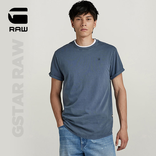 gstar男士简约百搭短袖T恤