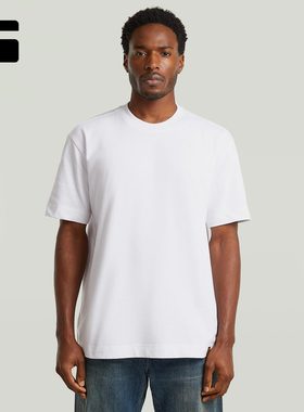 G-STAR2026年春季新品男士宽松GS-01短袖百搭好看休闲白T恤D29291