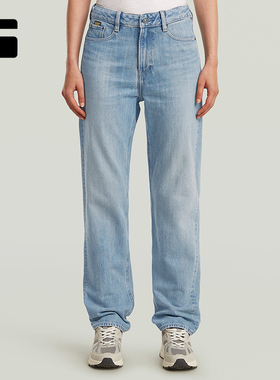 G-STAR RAW Iggie美式流行五口袋女士厚款潮流直筒牛仔裤D27704