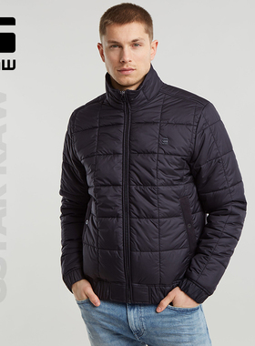 G-STAR RAW棉服男款冬季黑色Meefic男士外套冬装防寒衣服D25369