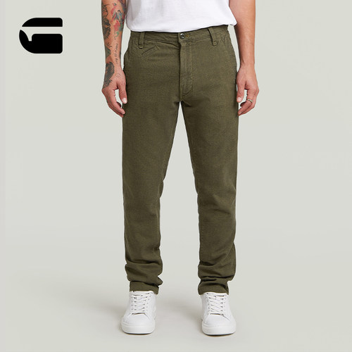 G-STAR男士休闲裤直筒裤