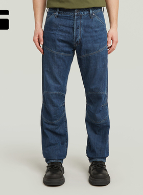 G-STAR RAW秋冬Elwood 3D机车直筒13盎司厚牛仔裤男潮百搭D23699