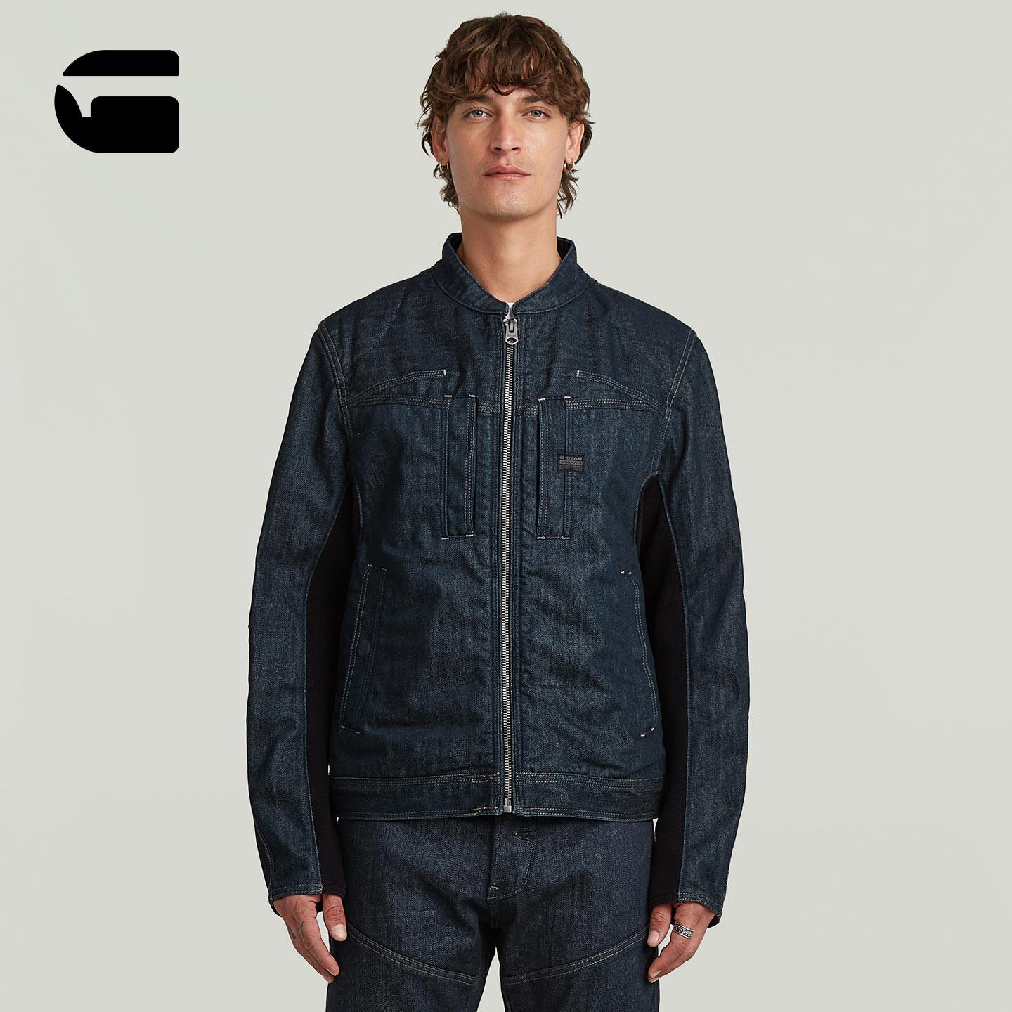 G-STAR机车痞帅Neo原牛修身短款男士美式夹克外套26春新品D28450