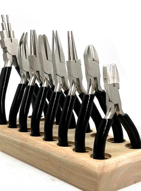 绕线钳子圆嘴尖嘴扁嘴钳尼龙头钳手工珠宝卷针钳套装饰品串珠工具