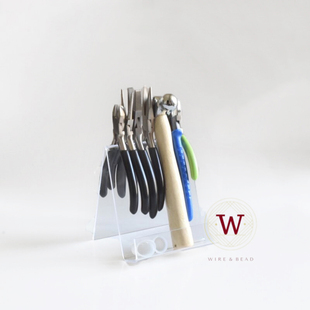 钳子收纳架 绕线工具珍珠扩孔头打磨头手柄收纳 亚克力收拾整理架