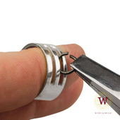 Ring C圈开口辅助 Opener 防生锈 Jump 开口戒指 绕线O圈开合圈