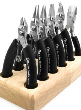 台湾GT手工钳子迷你珠宝钳圆尖弯嘴钳尼龙钳发簪绕线串珠套装工具