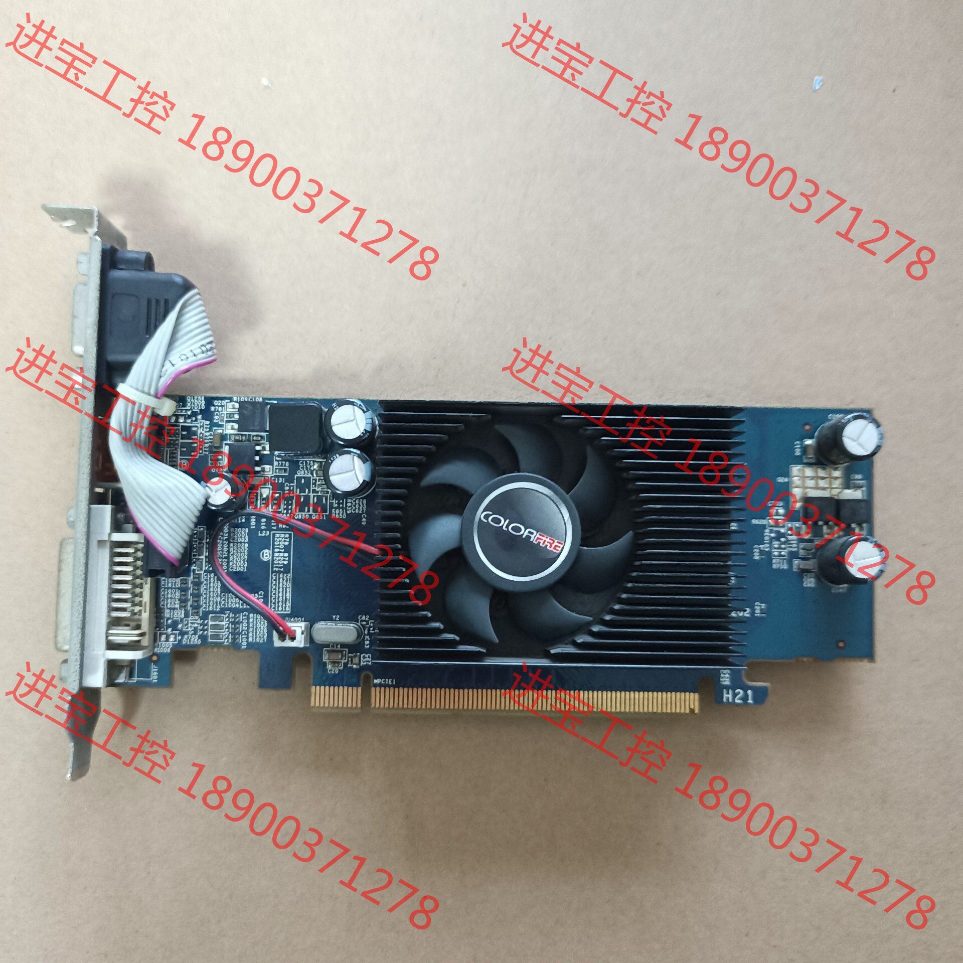 议价 镭风hd5450   战甲蜥512m d2显卡,接口dvi