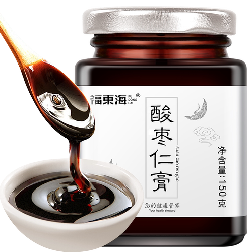 福东海酸枣仁百合茯苓膏非助眠膏梦多晚安膏泡水官方旗舰店150gSQ