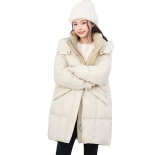 中长款加厚羽绒服女冬季2025新款高端超好看的时尚洋气保暖外套