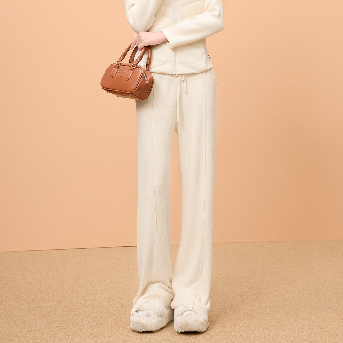 高腰显瘦冬季流行风格休闲裤