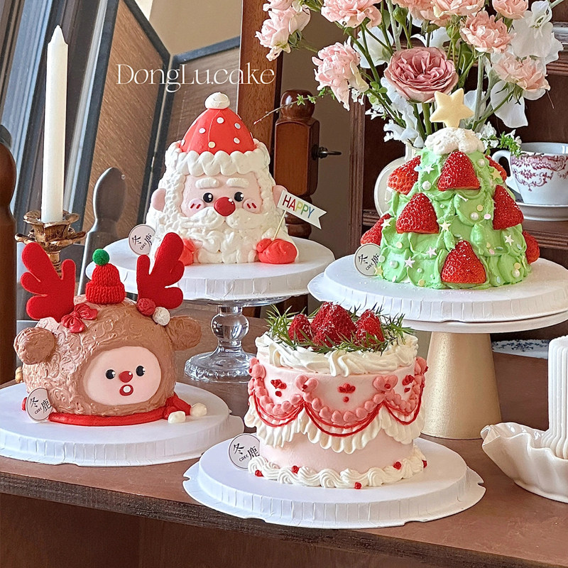 圣诞loopy可爱卡通创意手绘DIY圣诞老人鹿角烘焙材料甜品蛋糕装扮,节庆用品/礼品,蛋糕/烘焙装饰用品,淘宝优惠券,粉丝福利购,淘宝优惠卷