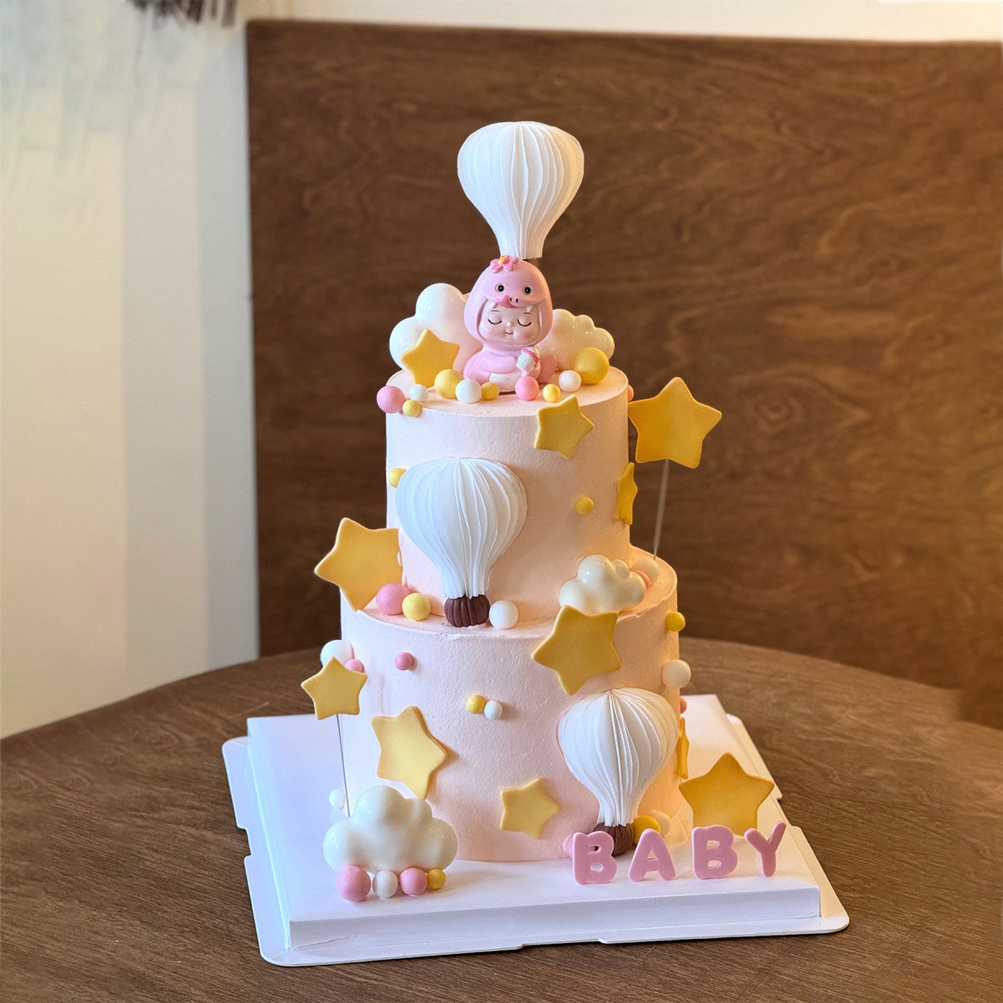 粉色系蛇宝宝生日满月百天周岁甜品蛋糕装饰星星云朵威化糯米纸,节庆用品/礼品,蛋糕/烘焙装饰用品,淘宝优惠券,粉丝福利购,淘宝优惠卷