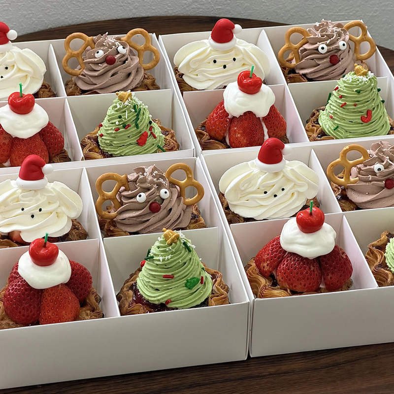 网红圣诞节主题DIY蛋挞模具