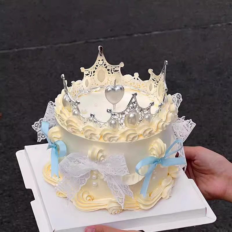 芭蕾风浪漫女神公主钻石合金皇冠生日女生蛋糕装饰蝴蝶结丝带蜡烛,节庆用品/礼品,蛋糕/烘焙装饰用品,淘宝优惠券,粉丝福利购,淘宝优惠卷