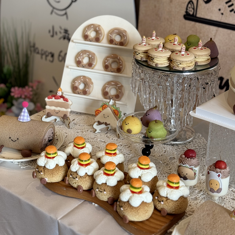 jellycat甜品台蛋糕装饰