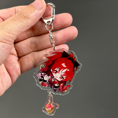 B132佐仓杏子同人周边魔法少女小圆亚克力书包挂件挂饰钥匙扣谷子