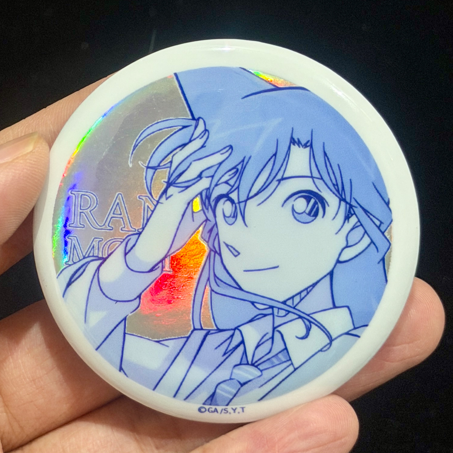 毛利兰 吧唧名侦探柯南同人周边小兰徽章谷子C119