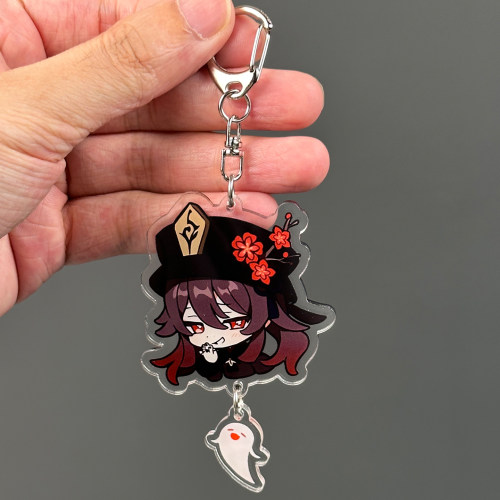 胡桃钥匙扣游戏周边同人亚克力书包挂件B013