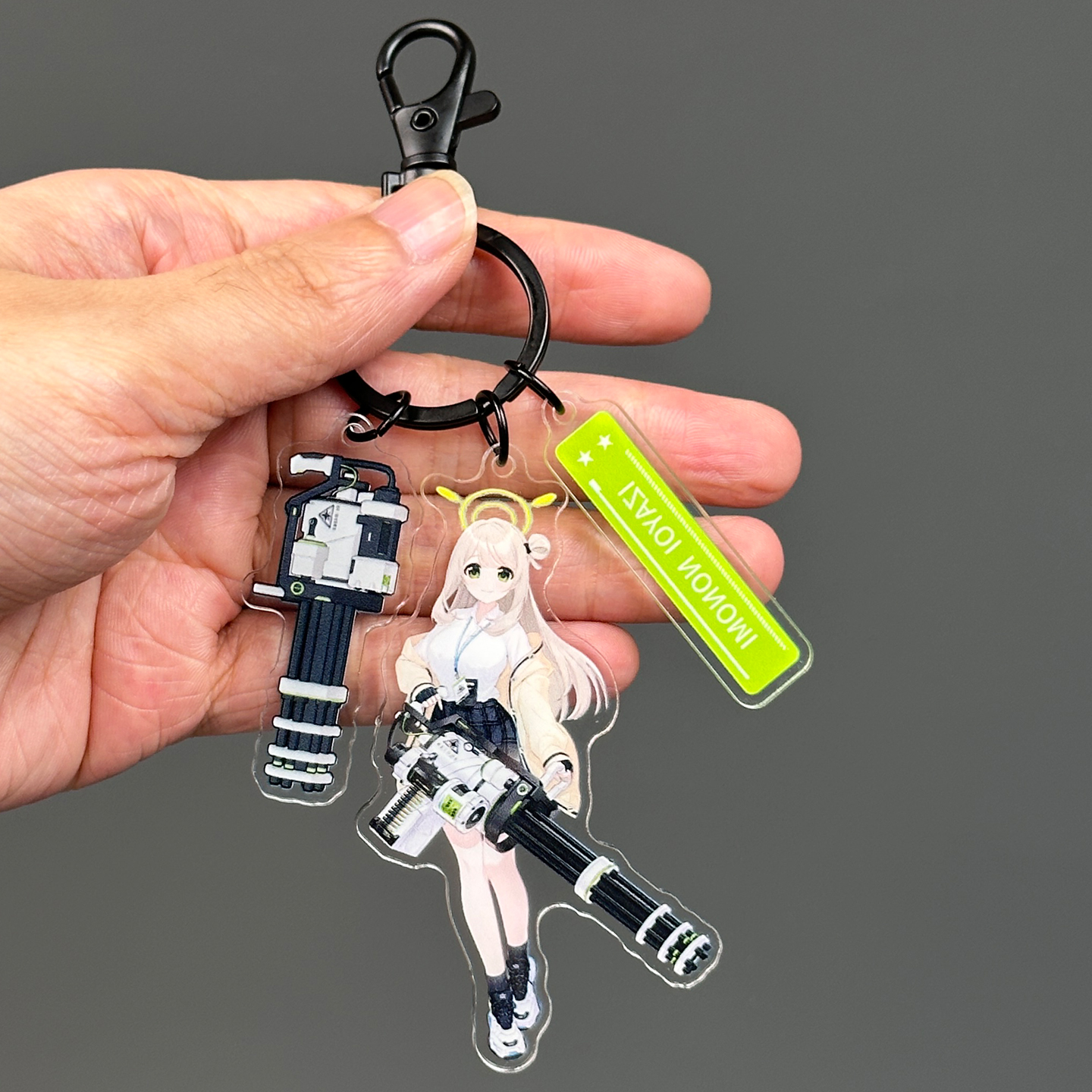 B133蔚蓝档案十六夜野宫同人周边书包挂件碧蓝档案钥匙扣谷子