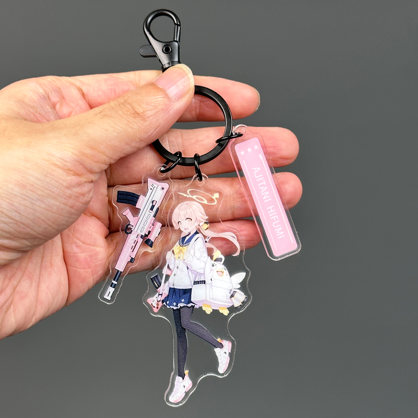 B133蔚蓝档案阿慈谷日富美同人周边书包挂件碧蓝档案钥匙扣谷子