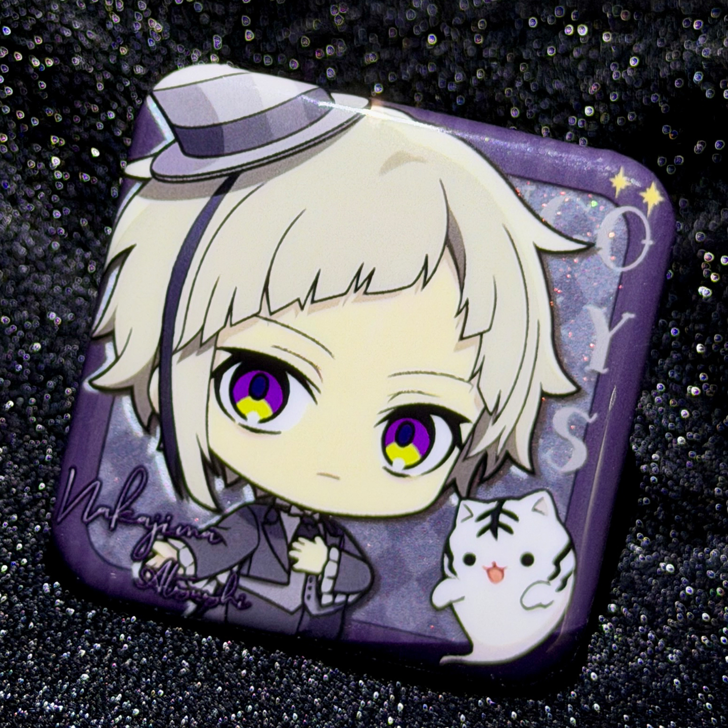 中岛敦徽章文豪野犬同人周边吧唧谷子生日礼物C127