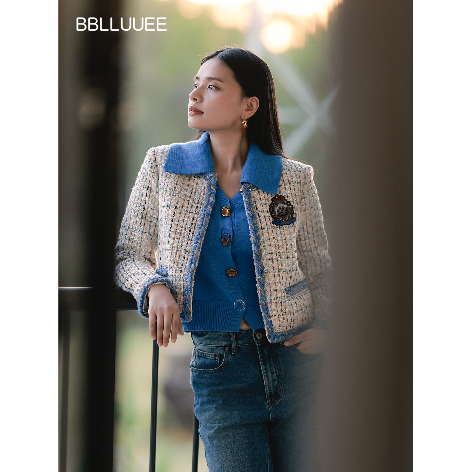 奢雅精致 小香风短外套 商场同款开衫