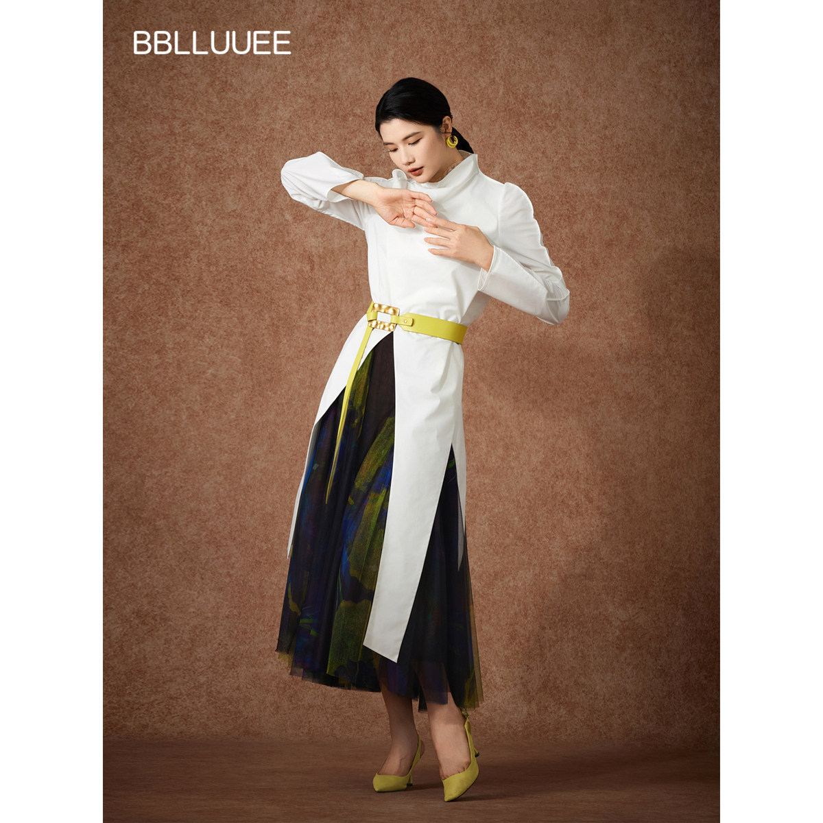 【不规则裁剪设计】BBLLUUEE粉蓝衣橱2026春装新款复古摩登女衬衫,女装/女士精品,衬衫,淘宝优惠券,粉丝福利购,淘宝优惠卷