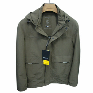 2025秋季新款卡彬罗男装休闲连帽男士上衣夹克82577