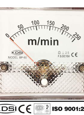 KDIS台湾品质 BP80 DC10V新品热卖电流表，电压，转速表/赫磁表