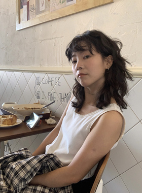 ifbeer复古方领蕾丝花边背心打底上衣外穿短款ins白色女韩宽松