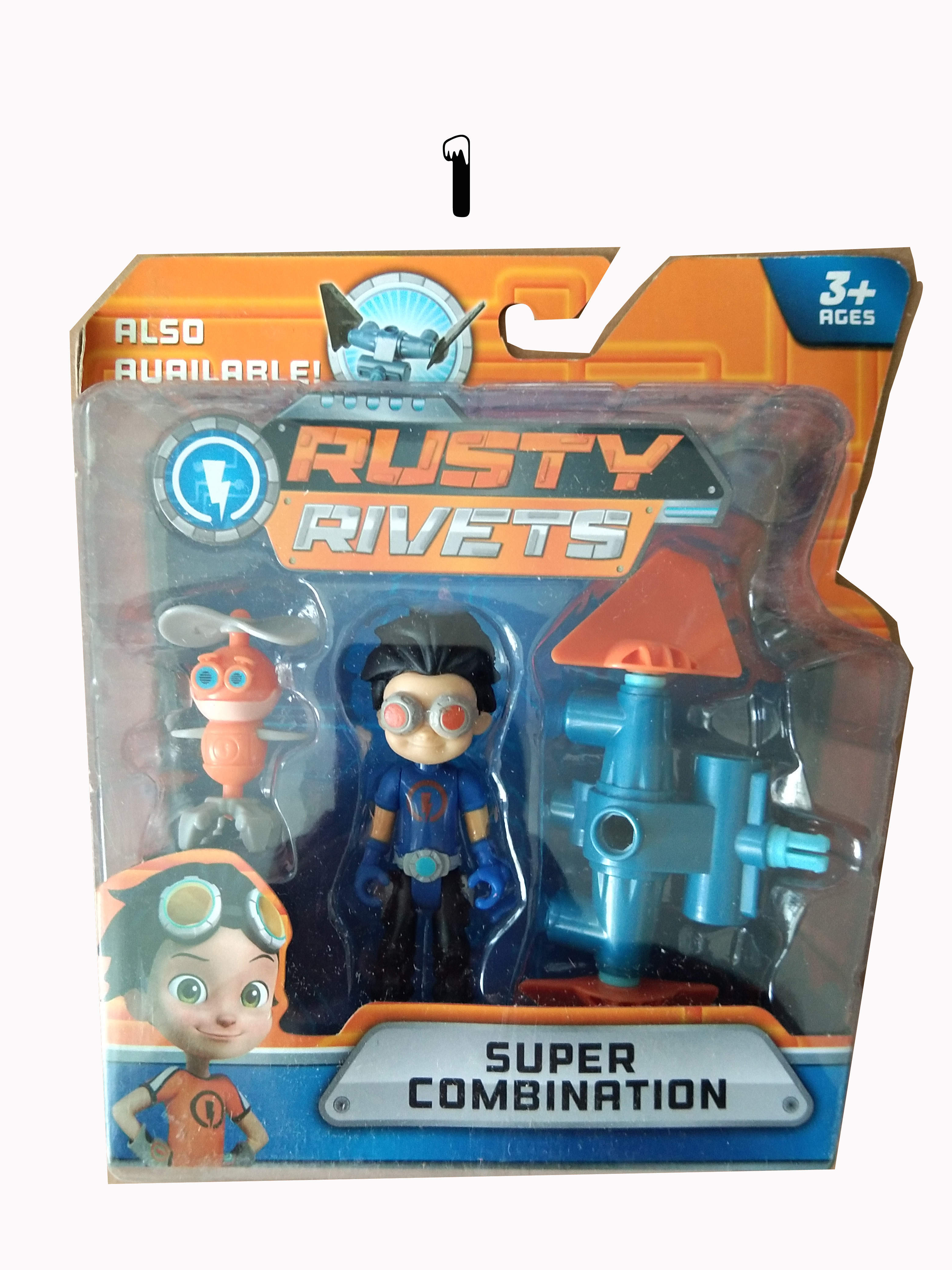 Rusty Rivets少年创客小天才罗斯帝鲁比人仔拼装汽车