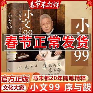正版 小文99 马未都20年随笔精粹 99篇小文 讲透五千年文明基因观复博物馆