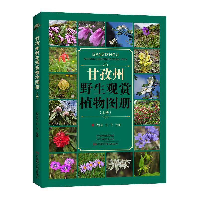 RT现货速发 甘孜州野生观赏植物图册:上册9787572503931 马文宝河南科学技术出版社自然科学