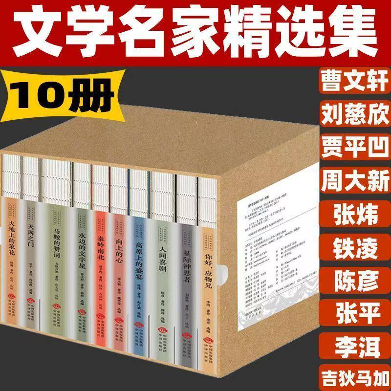 文学里的中国当代经典书系 全10册 当代经典书系鲁迅茅盾文学奖获奖者 铁凝大地上的笨花 张炜 陈彦人间喜剧 刘慈欣 贾平凹 曹文轩
