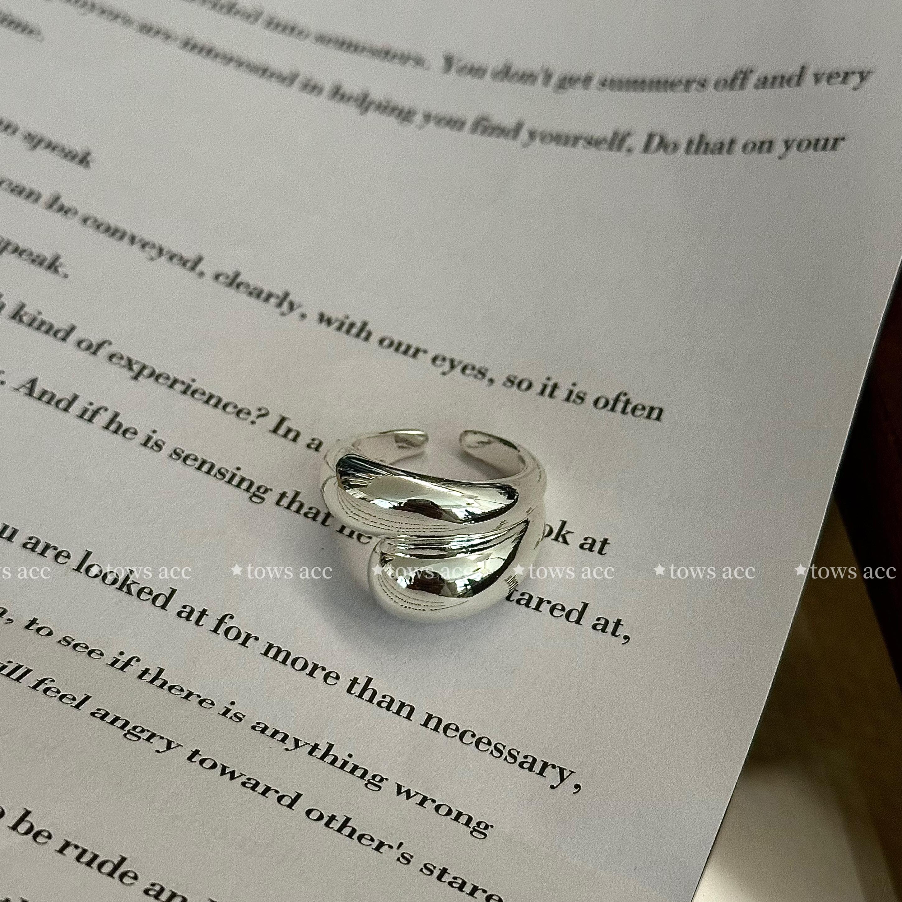 冷淡风开口设计戒指小众高级感